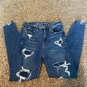 American Eagle super high rise jegging